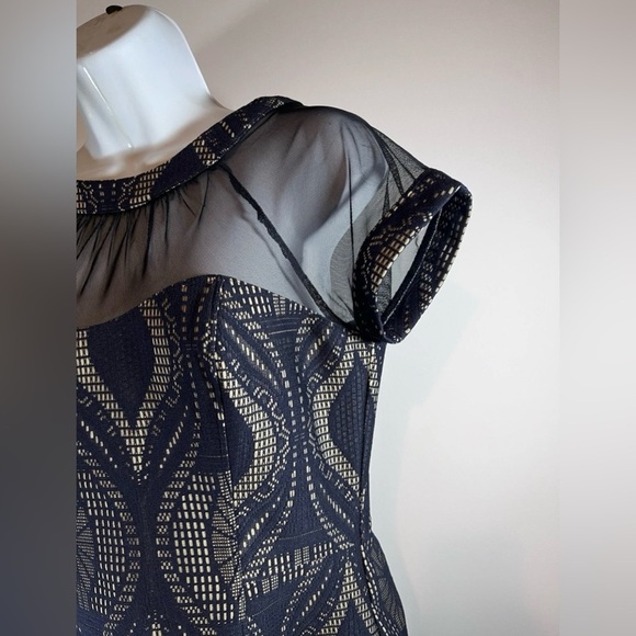 Enfocus Studio Elegant Dress Fit Blue Women’s Size 8 - Picture 3 of 14